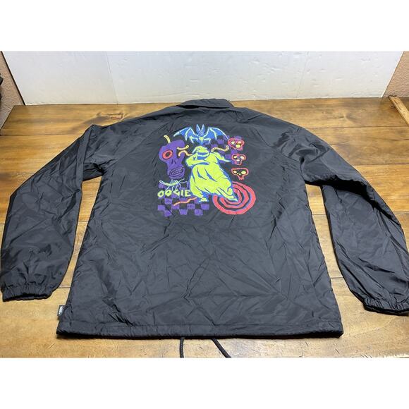 Vans Oogie Boogie Disney Nightmare Before Christmas Windbreaker Jacket Unisex M - Picture 1 of 16